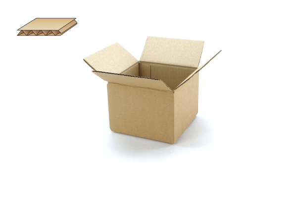 Faltkarton 605x450x145 Mm – 1-wellig Braun – Versandkarton Für Sichere Verpackung