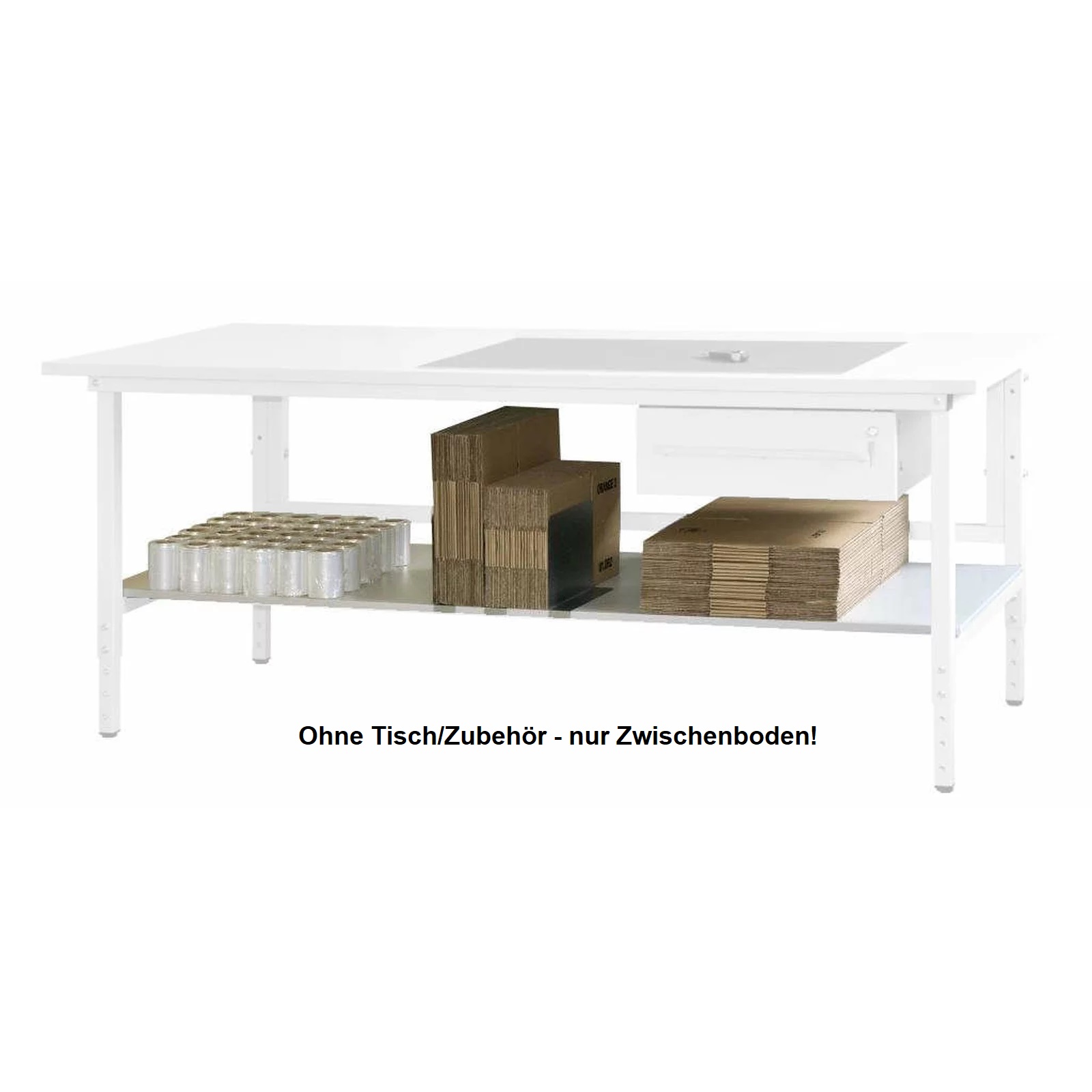 Zwischenboden für Packtisch 2000 mm