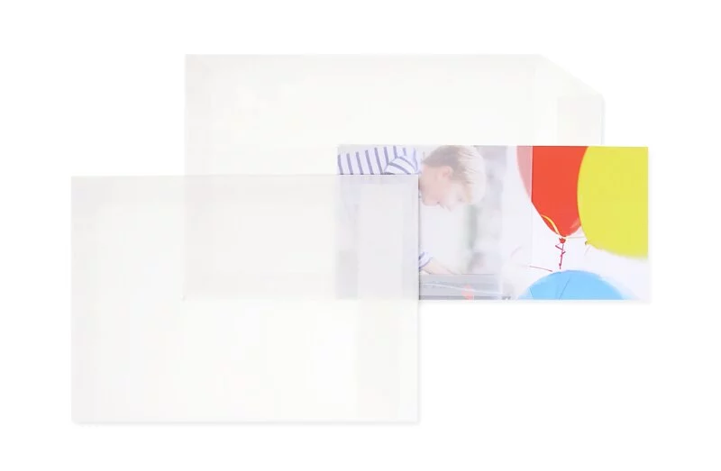 Transparente Briefumschläge im Format 229 x 324 mm DIN C4- 250 Stück