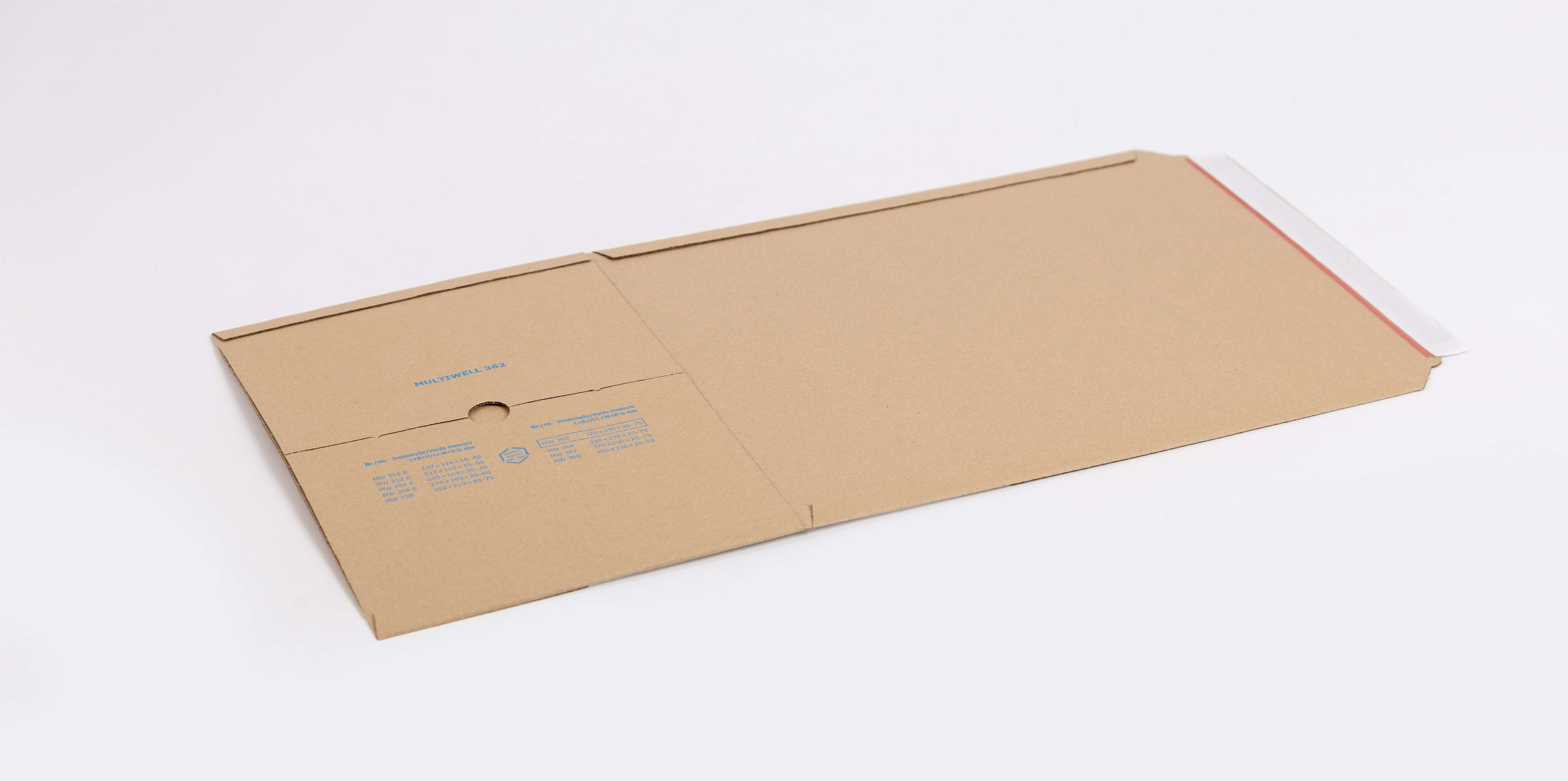 MW362 Buchverpackung DIN A4+/C4 - 325*250*20-75 mm
