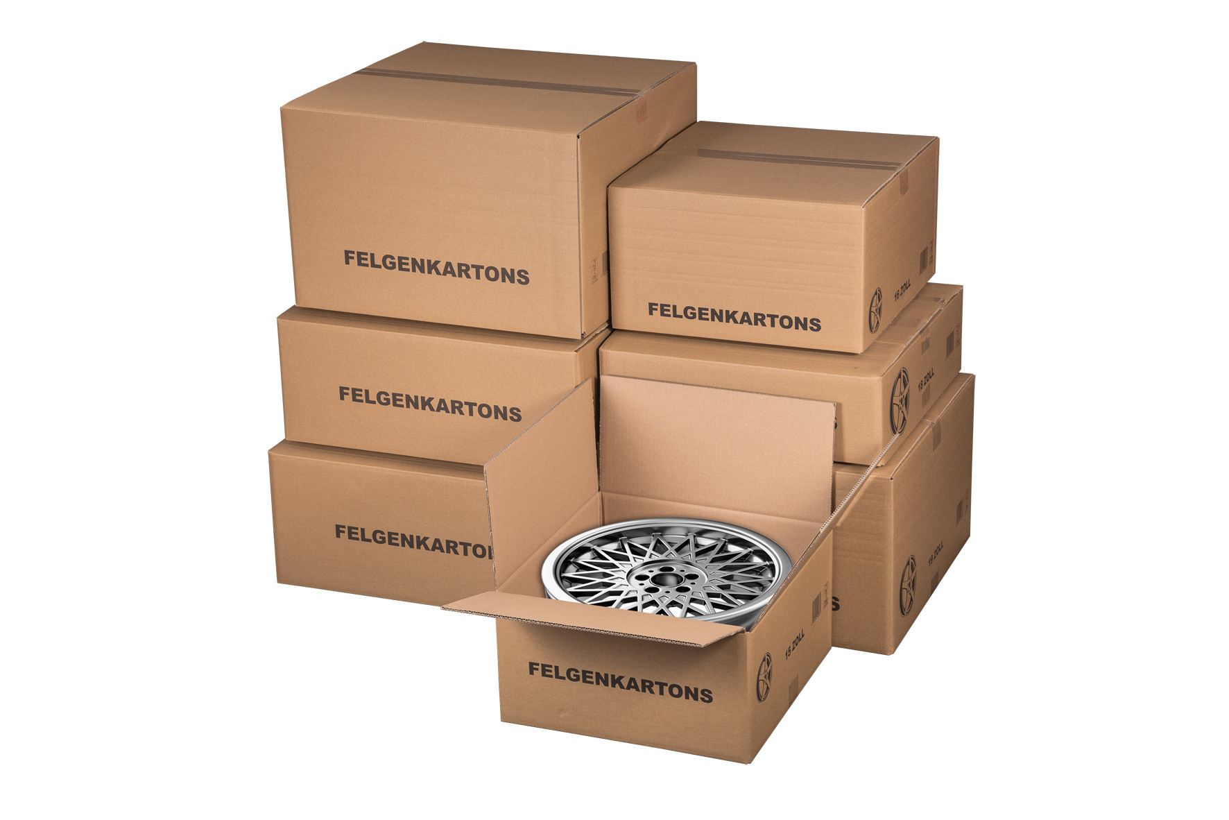 Faltkarton 500x350x350 mm 2-wellig | BC-Welle | bis 40 kg Faltkarton 500x350x350 mm 2-wellig | BC-Welle | bis 40 kg